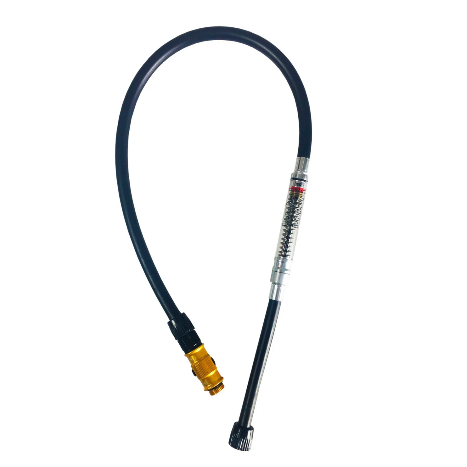 ABS Micro Floor Drive Hose W/Gauge / gold gloss / one size