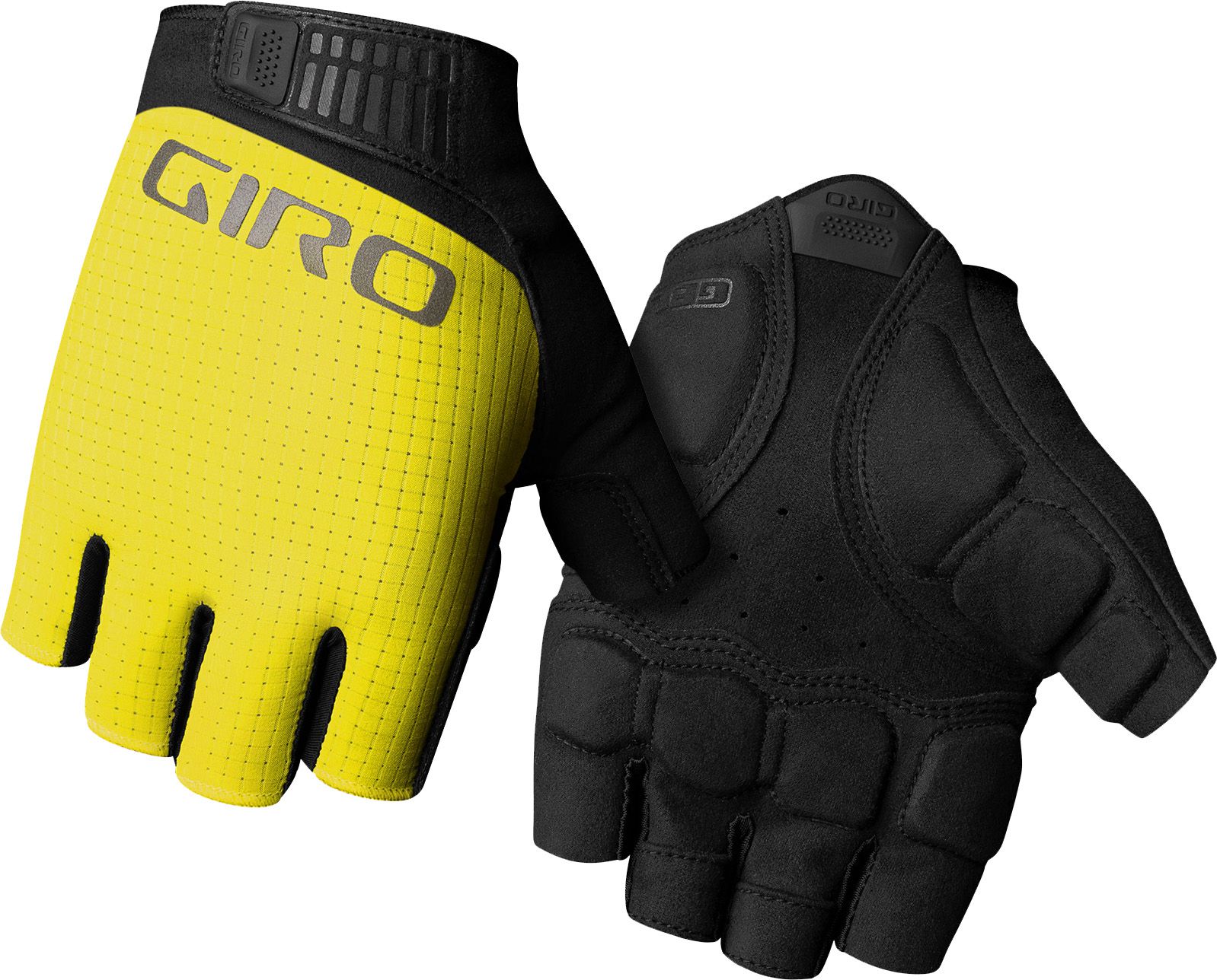 BRAVO GEL II Unisex-Kurzfingerhandschuhe / highlight yellow / XL