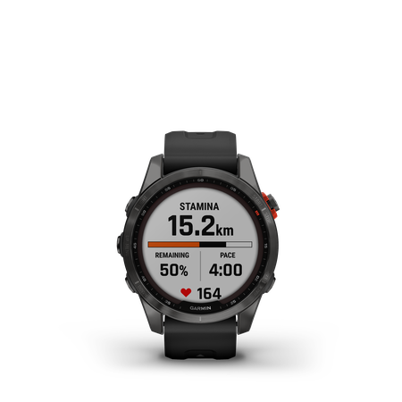 FENIX 7S SOLAR Multisportuhr 42mm / schiefergrau mit schwarzem armband