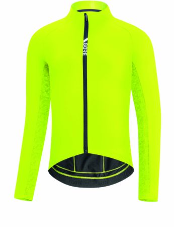 C5 THERMO Herren-Langarmtrikot / neon yellow / S