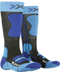 JR Ski 4.0 / Anthracite Melange/Electric Blue / 24-26