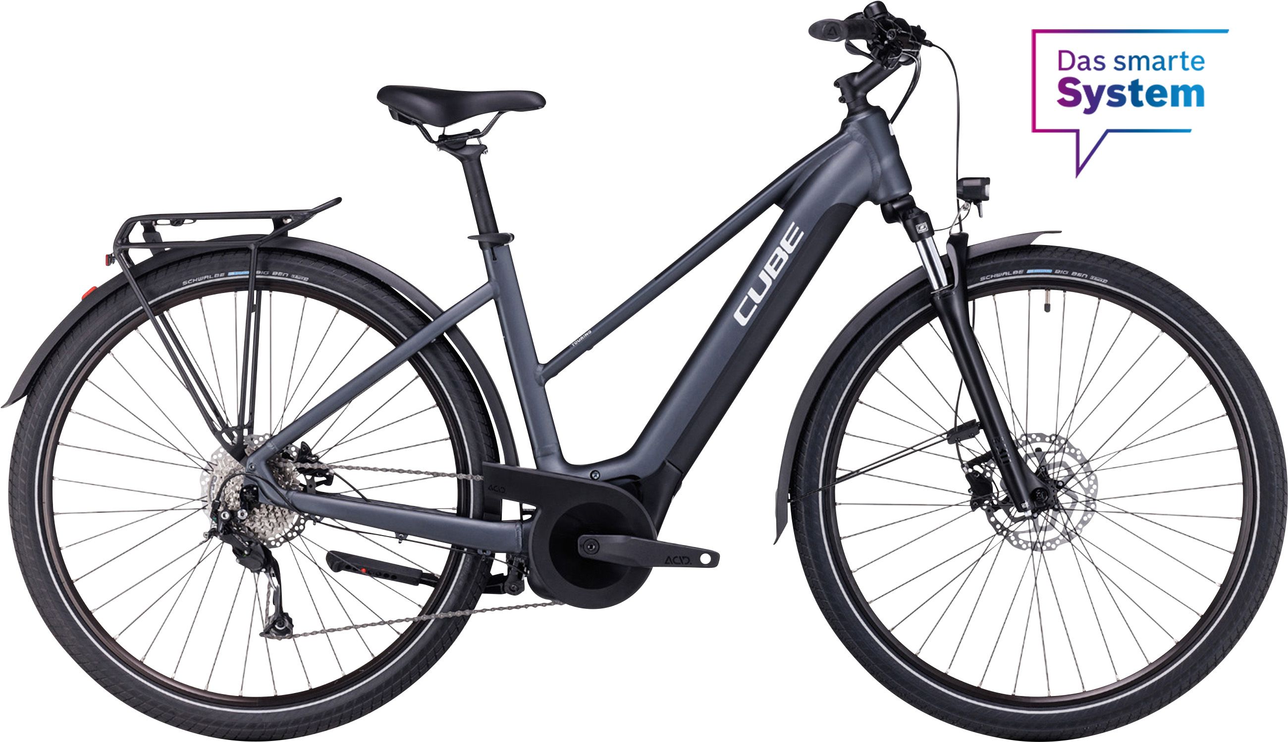 TOURING HYBRID ONE 500 Trapez 2024 E-City- und Alltagsvelo / grey white / 46 CM