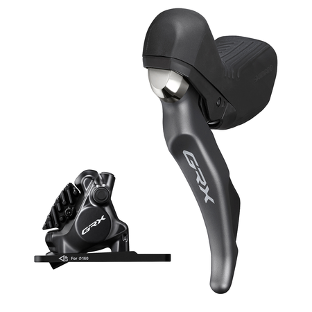 Scheibenbremsen-Set GRX BR-RX820 mit ST-RX810 / Schwarz / vorne, Hebel links, bremsen, 100 cm