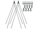 Strebenset Bluemels Basic & Stripes / schwarz