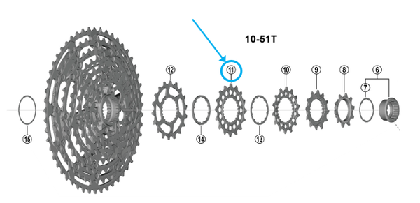 Zahnkranz CS-M9200 / 16 Zähne