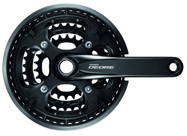 Kettenradgarnitur Deore FC-T6010 Triple 10-Gang / schwarz / 170 mm, Box