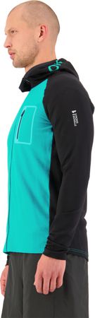 TRAVERSE Herren-Merino-Kapuzenjacke / marina/black / S