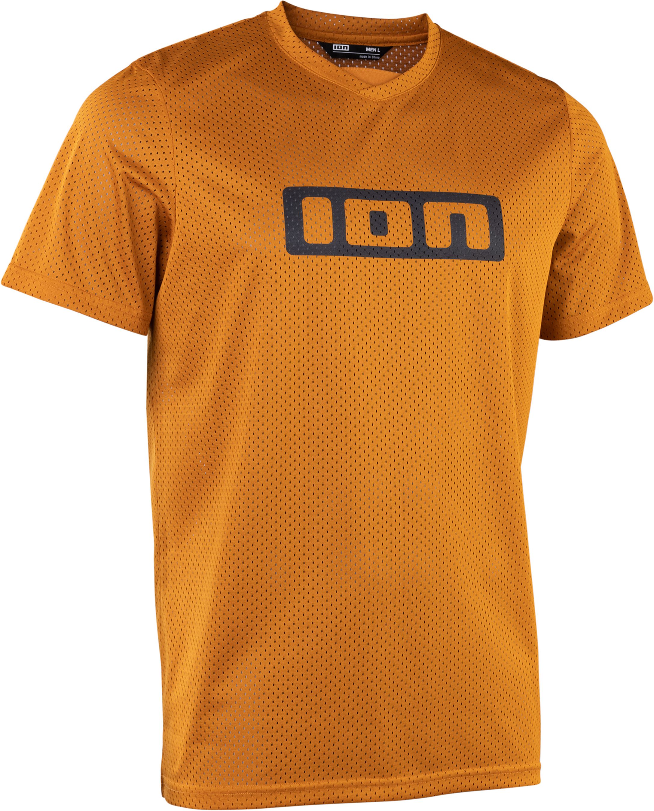 LOGO Herren-Kurzarmshirt / rocky orange / S