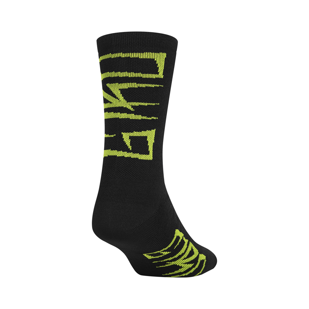 Seasonal Merino Sock / black/lime breakdown / S