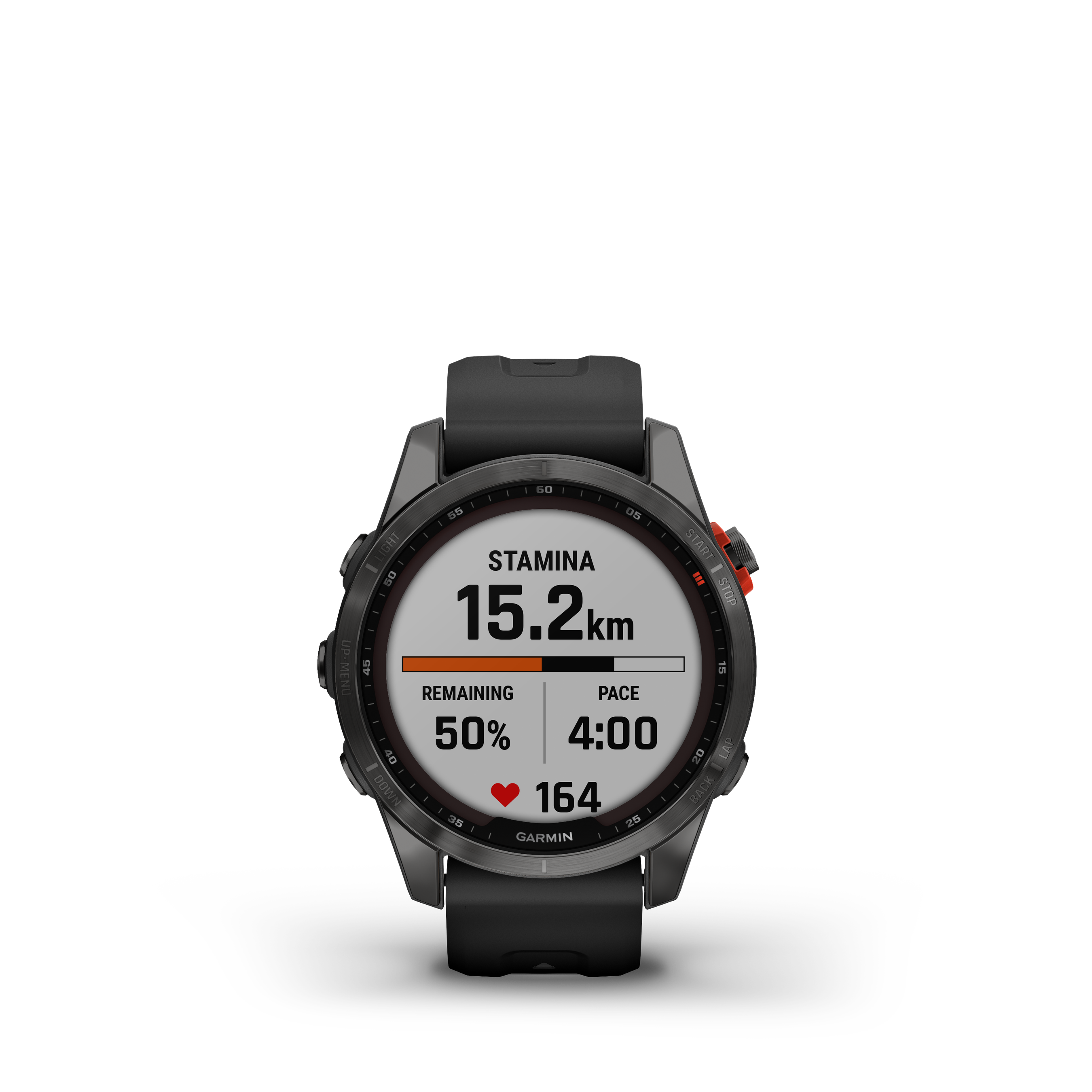 FENIX 7S SOLAR Multisportuhr 42mm / schiefergrau mit schwarzem armband