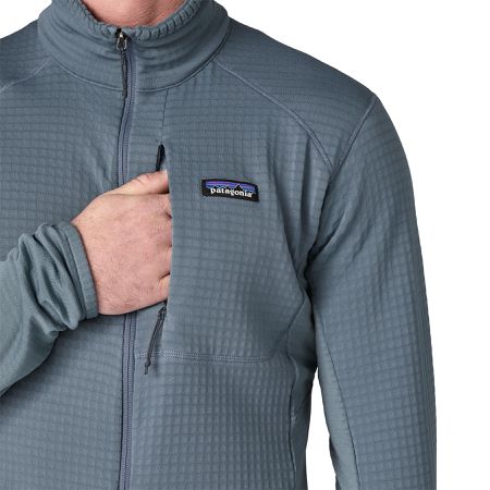 R1 HYBRID Herren-Fleecejacke / utility blue / S
