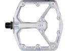 Pedal Stamp 7 large polish silver / silber / Plattformpedal, 114