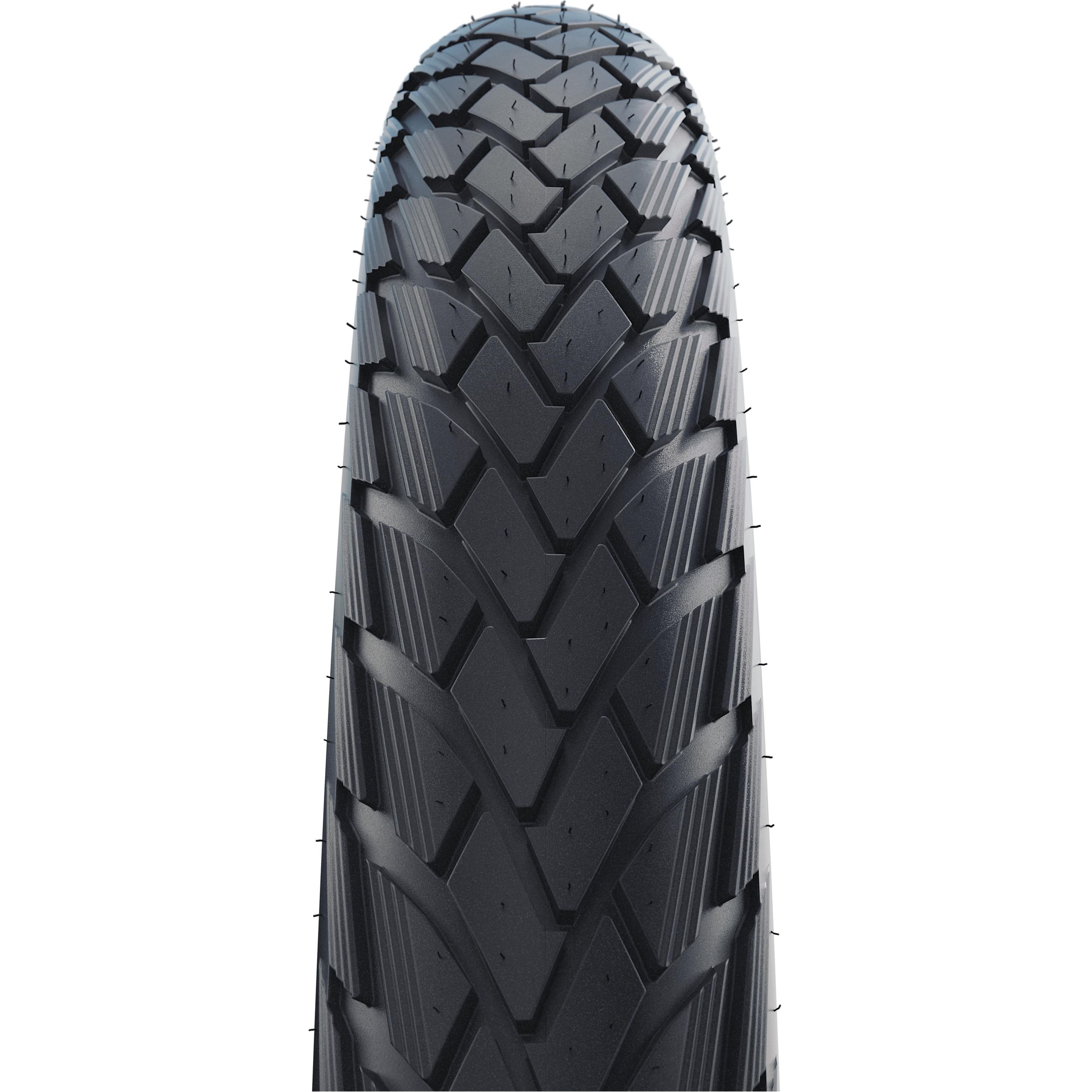 GREEN MARATHON Reifen / Black+Refl. / 16x1.35, 35-349