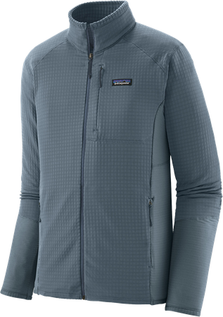R1 HYBRID Herren-Fleecejacke / utility blue / S
