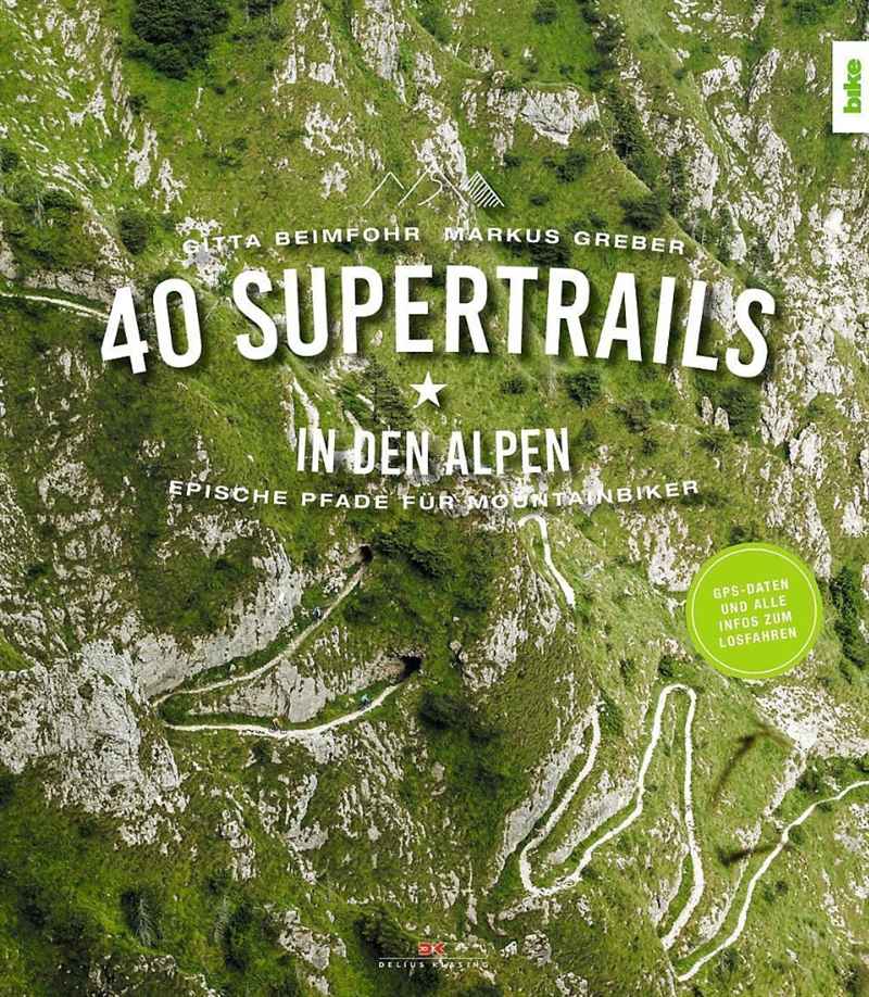 40 Supertrails in den Alpen - Hauptansicht
