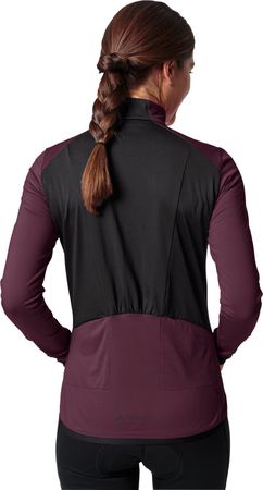 POSTA II Damen-Thermo-Langarmtrikot / cassis / 36