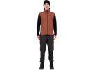 REDWOOD WIND Herren-Merino-Langarmtrikot mit Windschutz / dark copper/black / S