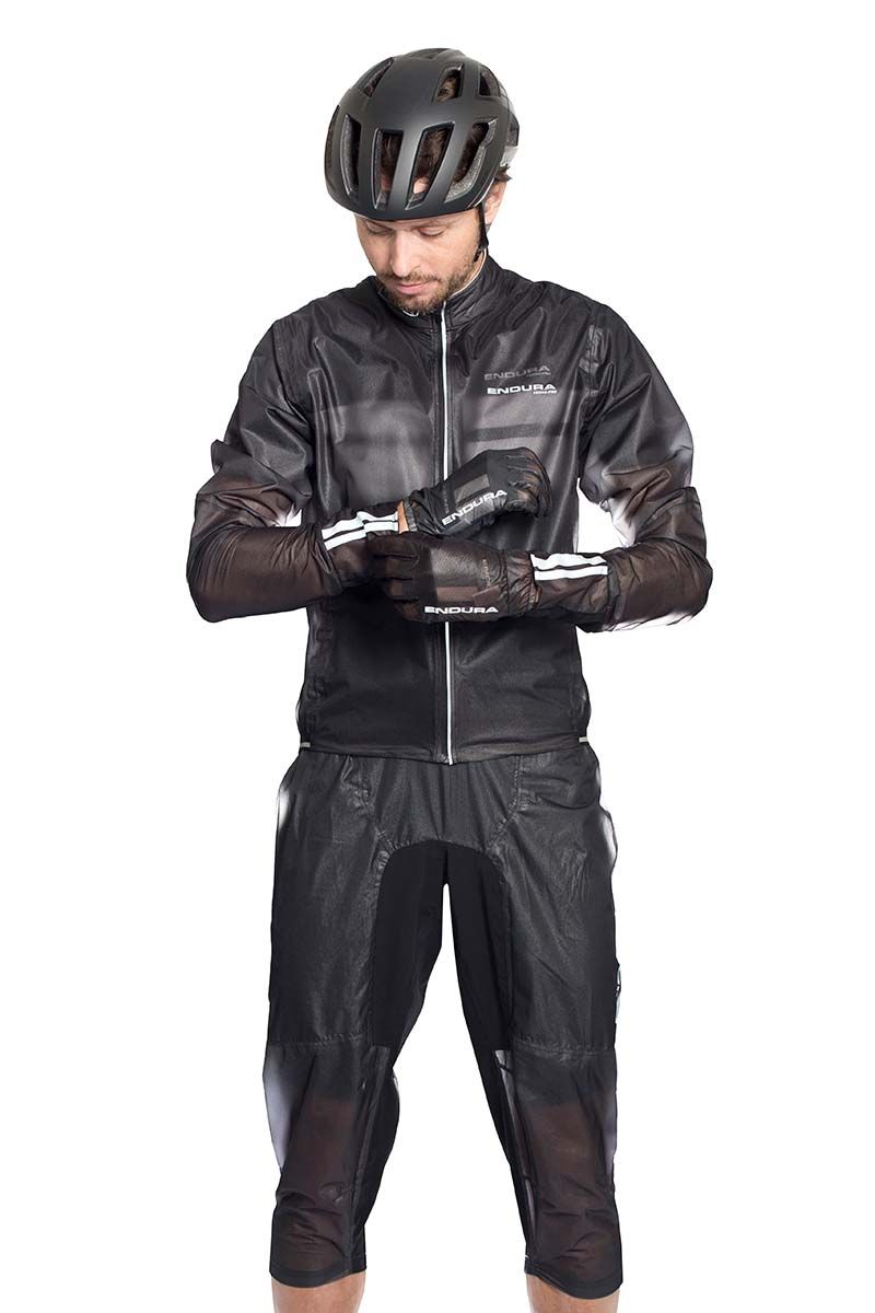 ADRENALINE II Herren-3/4-Regenhose / schwarz / XXL