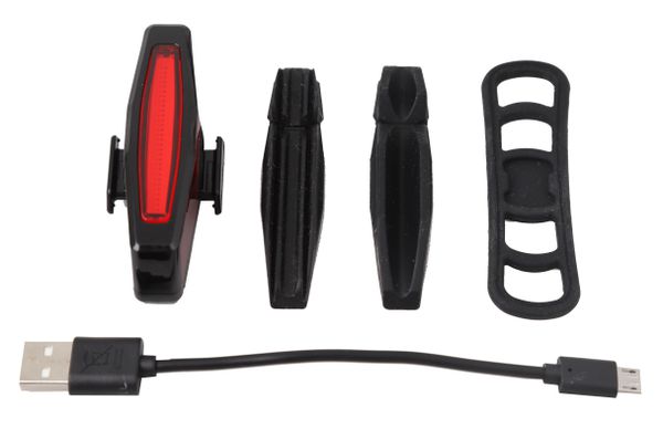 SEITWÄRTS Rücklicht / schwarz / 50 Lumen, micro USB