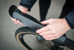WIN WING 2 Spritzschutz Gravel / schwarz / 28", BREITE 23-60mm