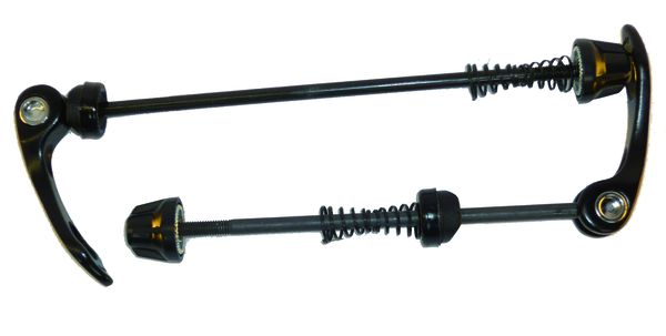 Bike Attitude Schnellspanner Set 115/150 mm schwarz / schwarz