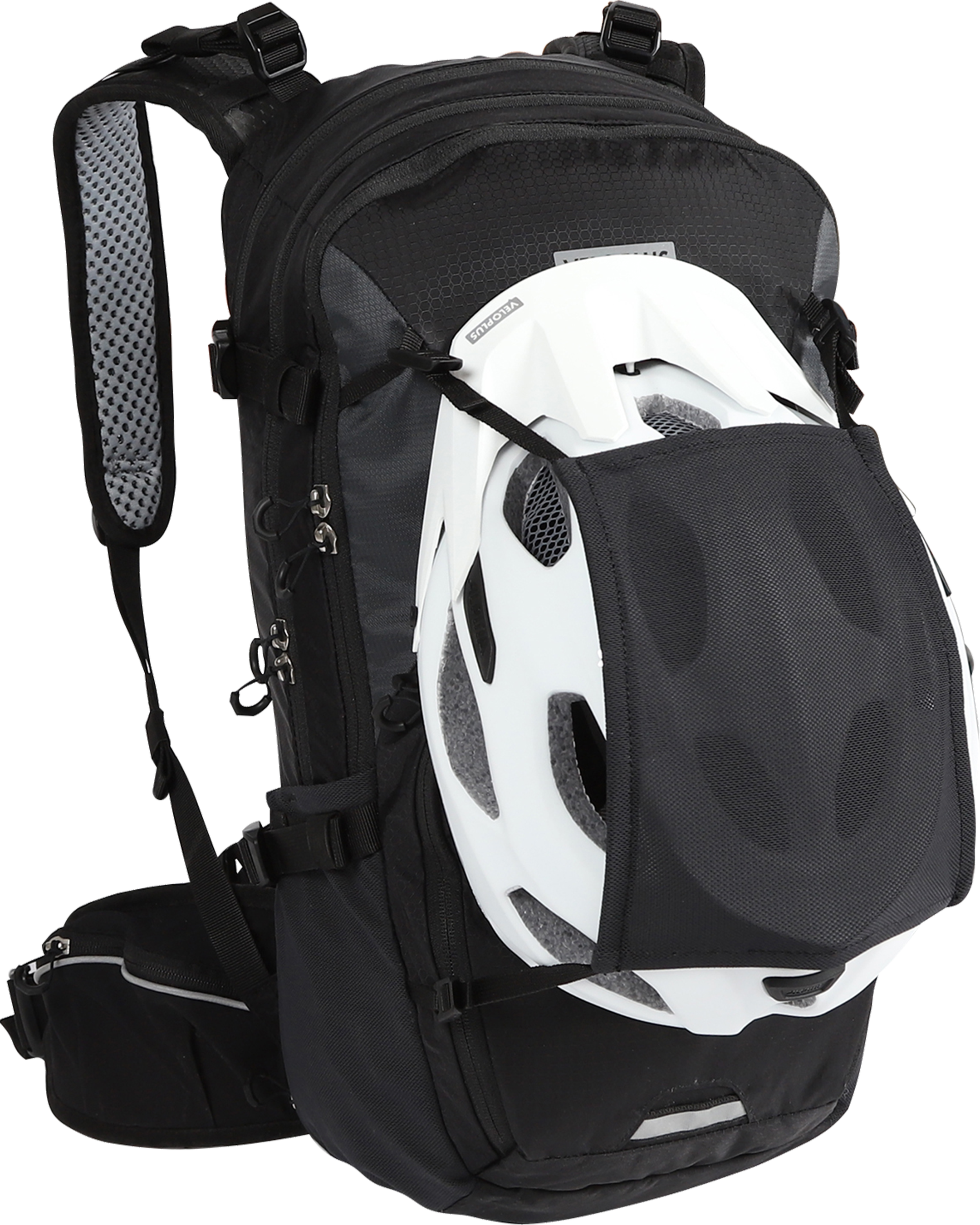 YAK Rucksack 19 + 5 Liter / schwarz grau / 19+5L