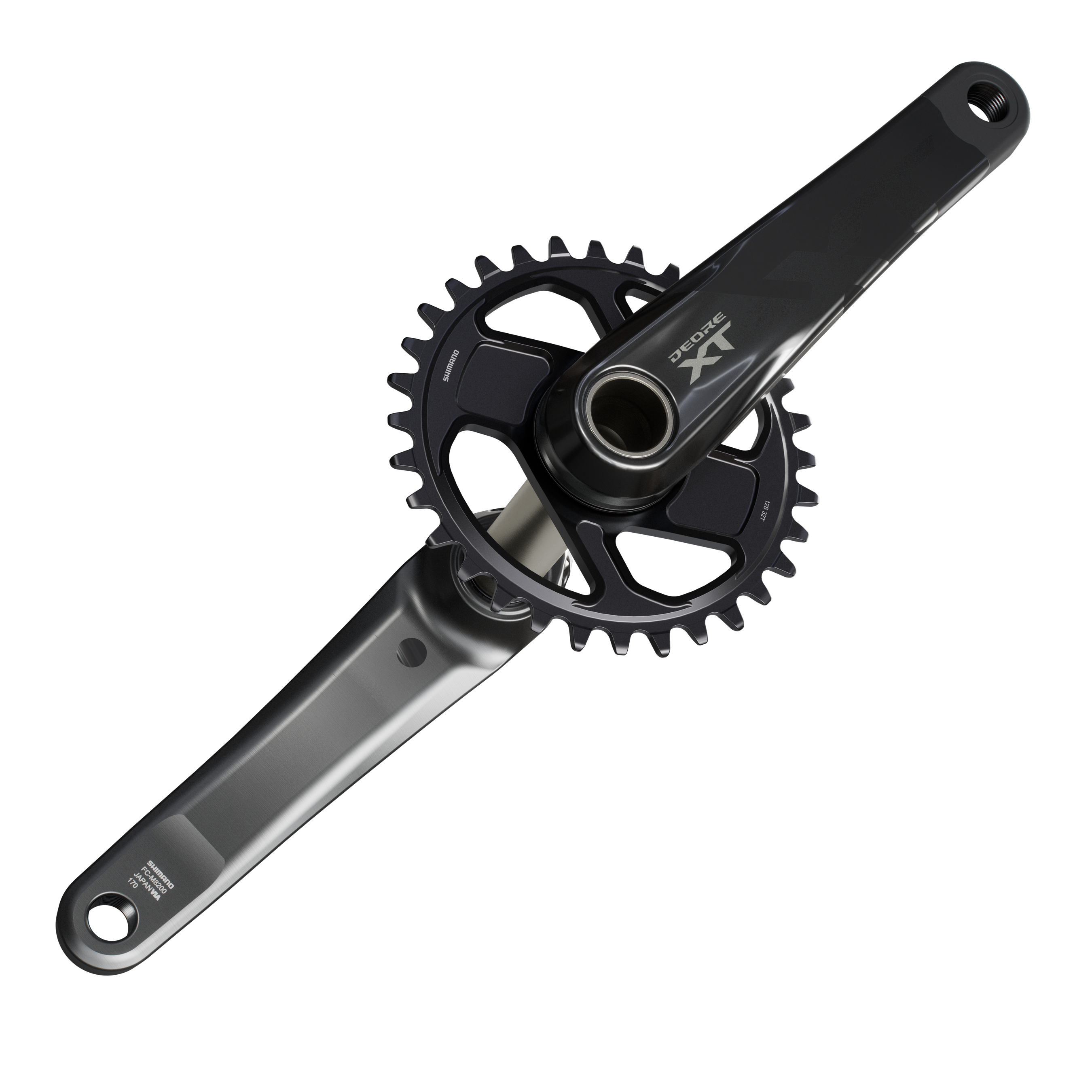 Kettenradgarnitur XT FC-M8200 ohne Kettenblatt / 165 mm