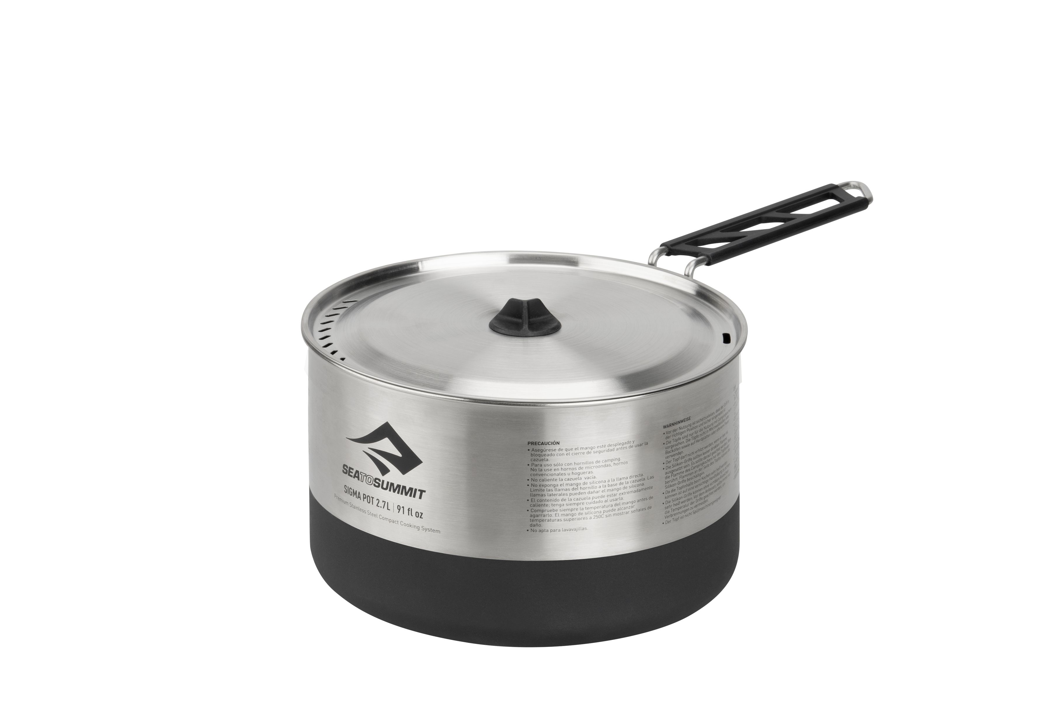 SIGMA POT Edelstahltopf (1.9L, 2.7L) / silber / 1.9L