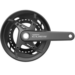 Kettenradgarnitur Cues FC-U6010 Double 11-Gang / schwarz / 170 mm, ja (einfach)