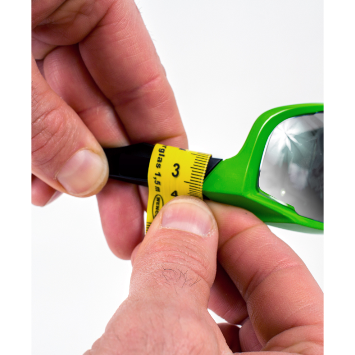 STIQX magnetische Brillenhalterung / schwarz/transparent / M