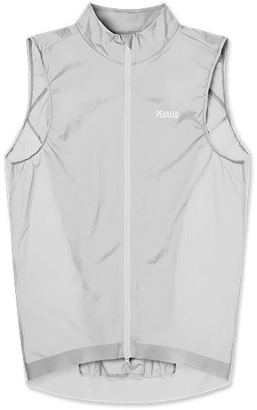 ELEMENT WINDPROOF Herren-Windweste / light grey / M