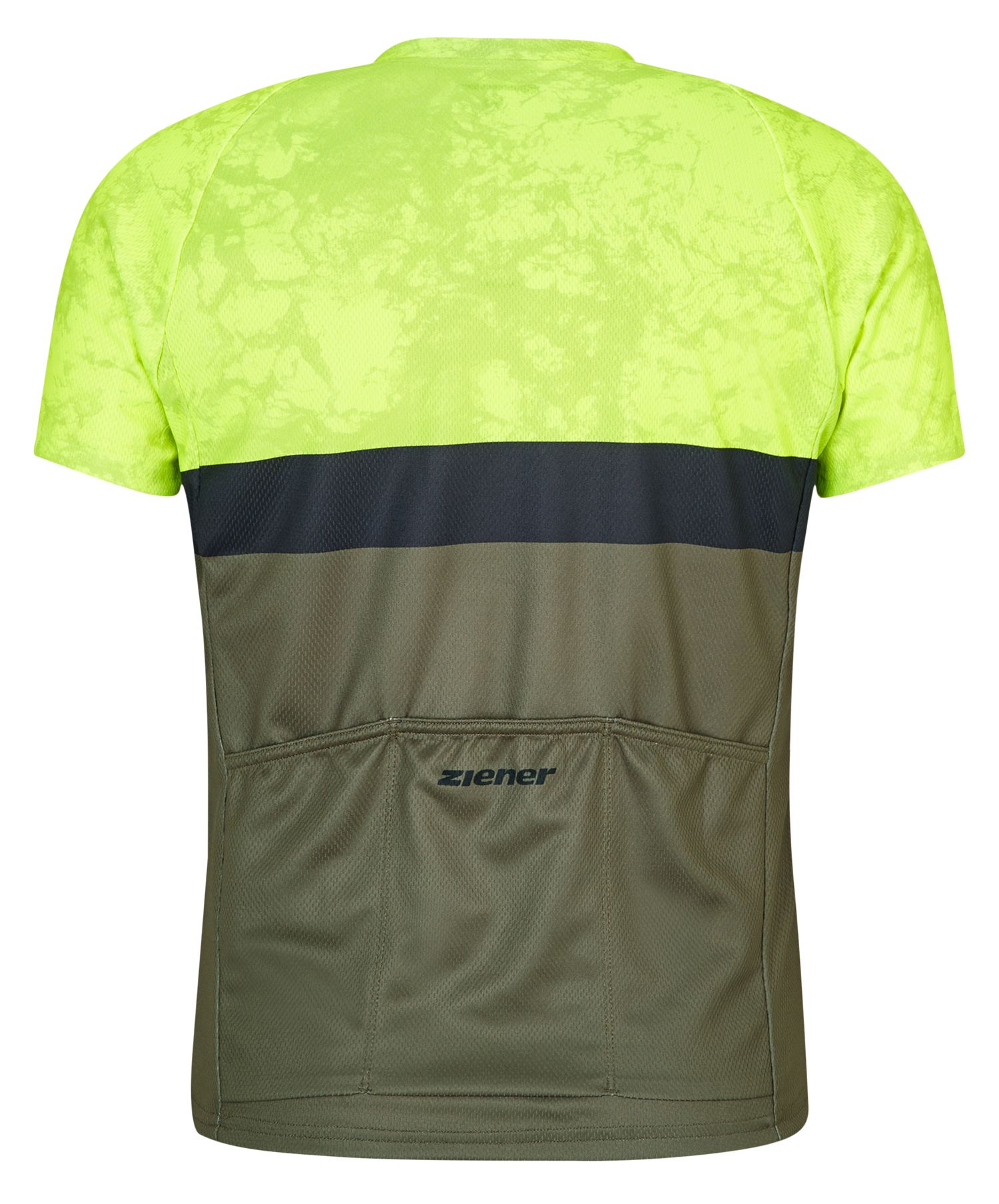 NILIO Kinder-Kurzarmtrikot / poison yellow / 128