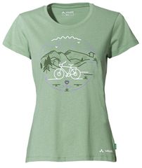 CYCLIST Damen-Kurzarmshirt / willow green / 46