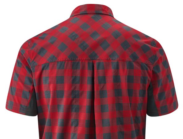 DON Herren-Kurzarm-Bikehemd / chili pepper/graphite / 5XL