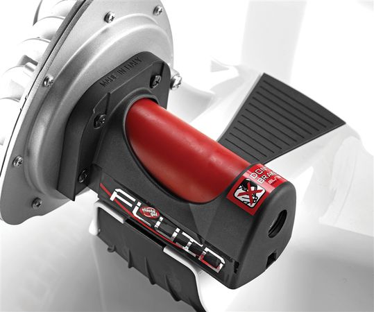 QUBO FLUID Hometrainer, feste Rolle mit Ölbremse / weiss