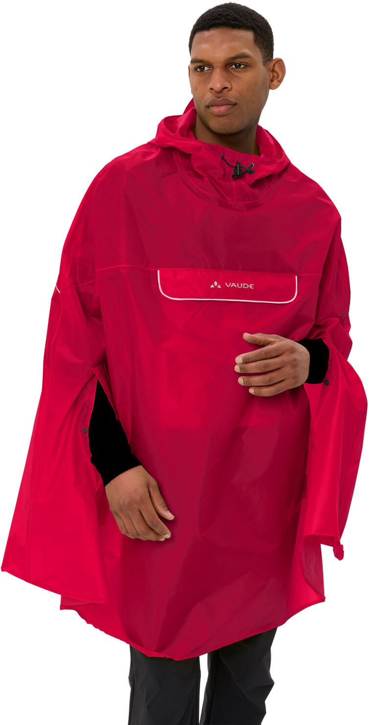 VALDIPINO Unisex-Regenponcho / red uni / XL