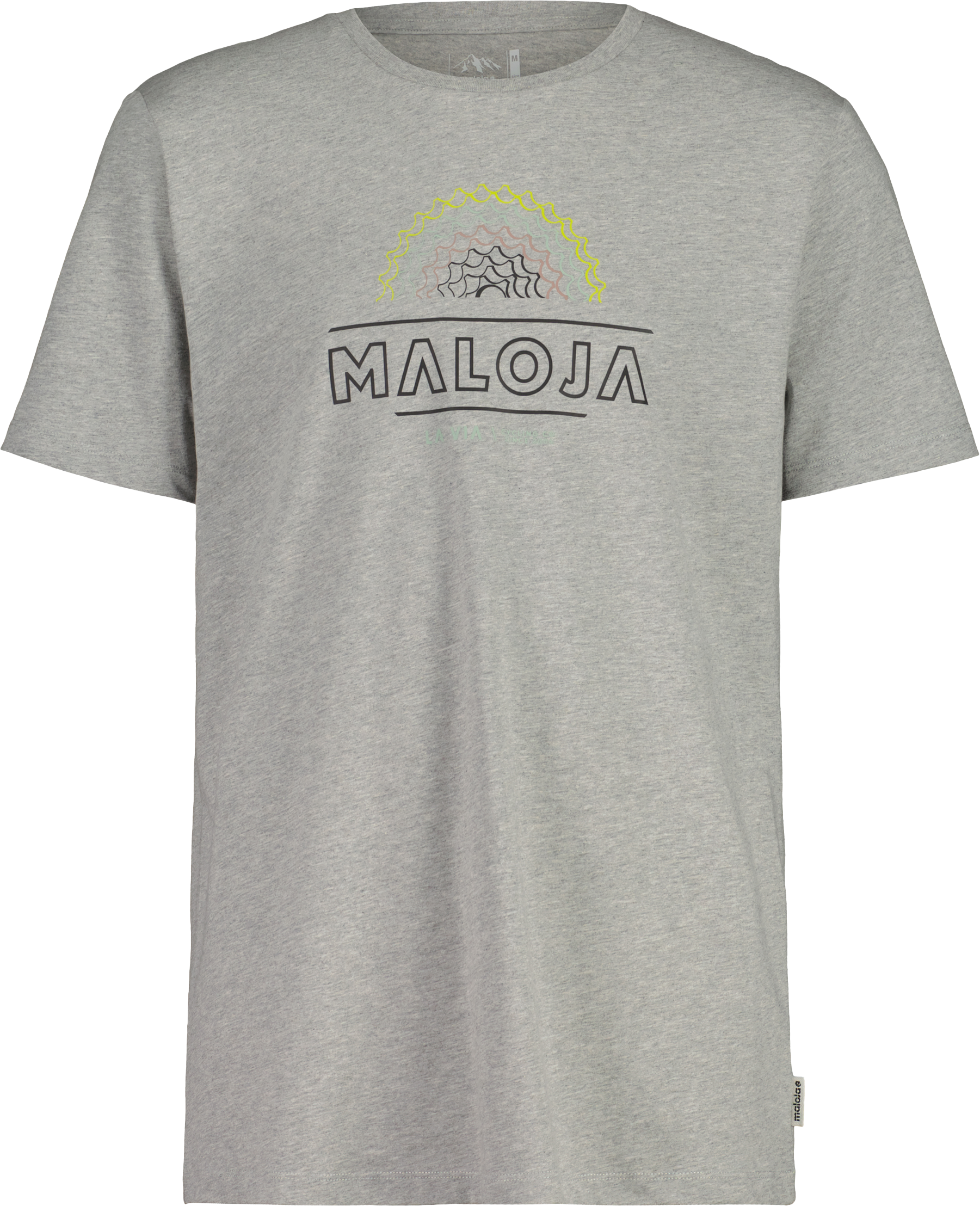 KAARLM Herren-Kurzarmshirt / grey melange / L