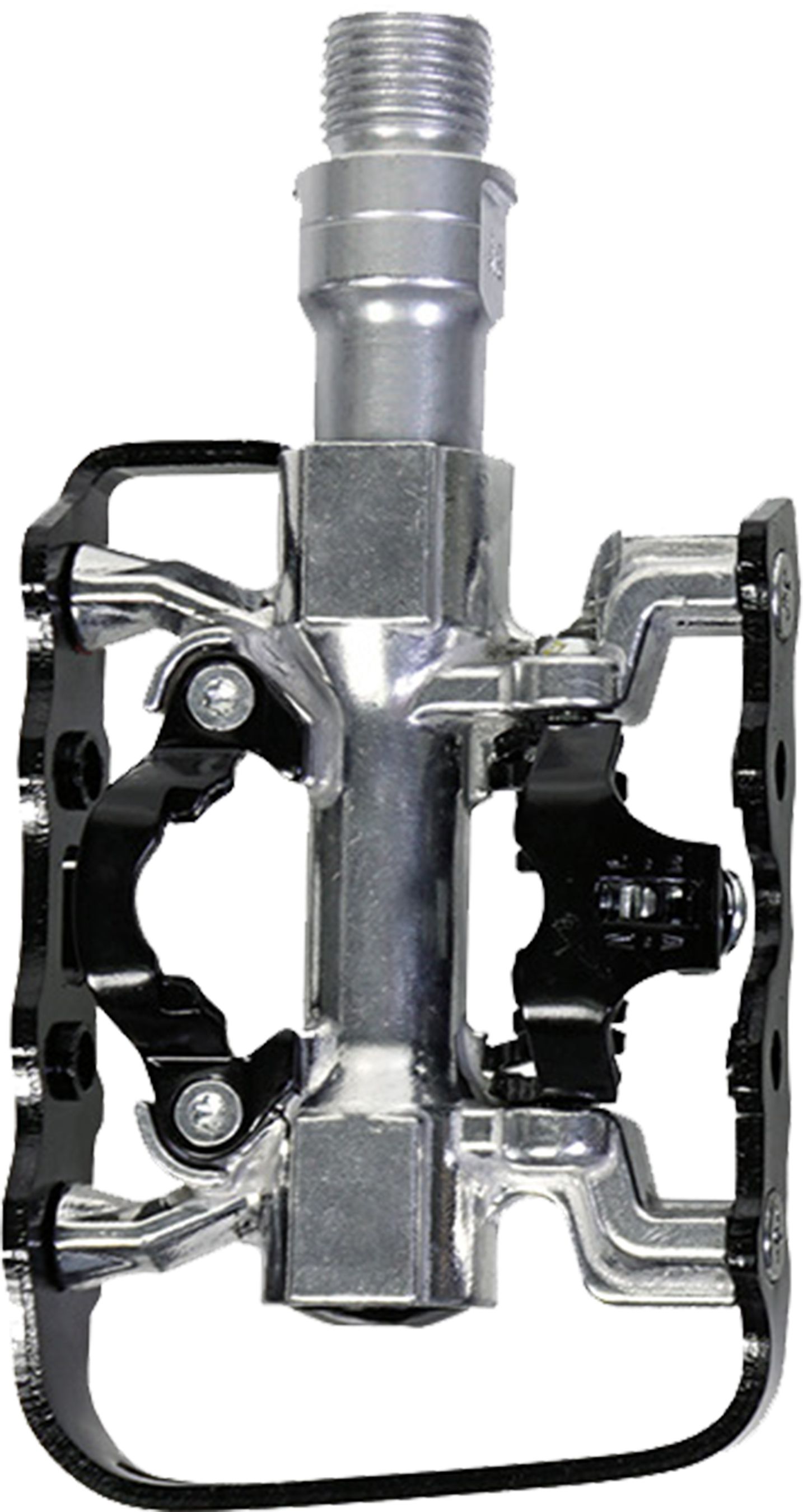 502 HYBRID Kombipedal / silber / L (+8mm)