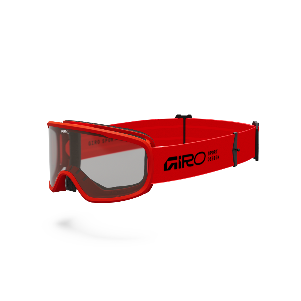 Tempo MTB Goggle / flame red,clear