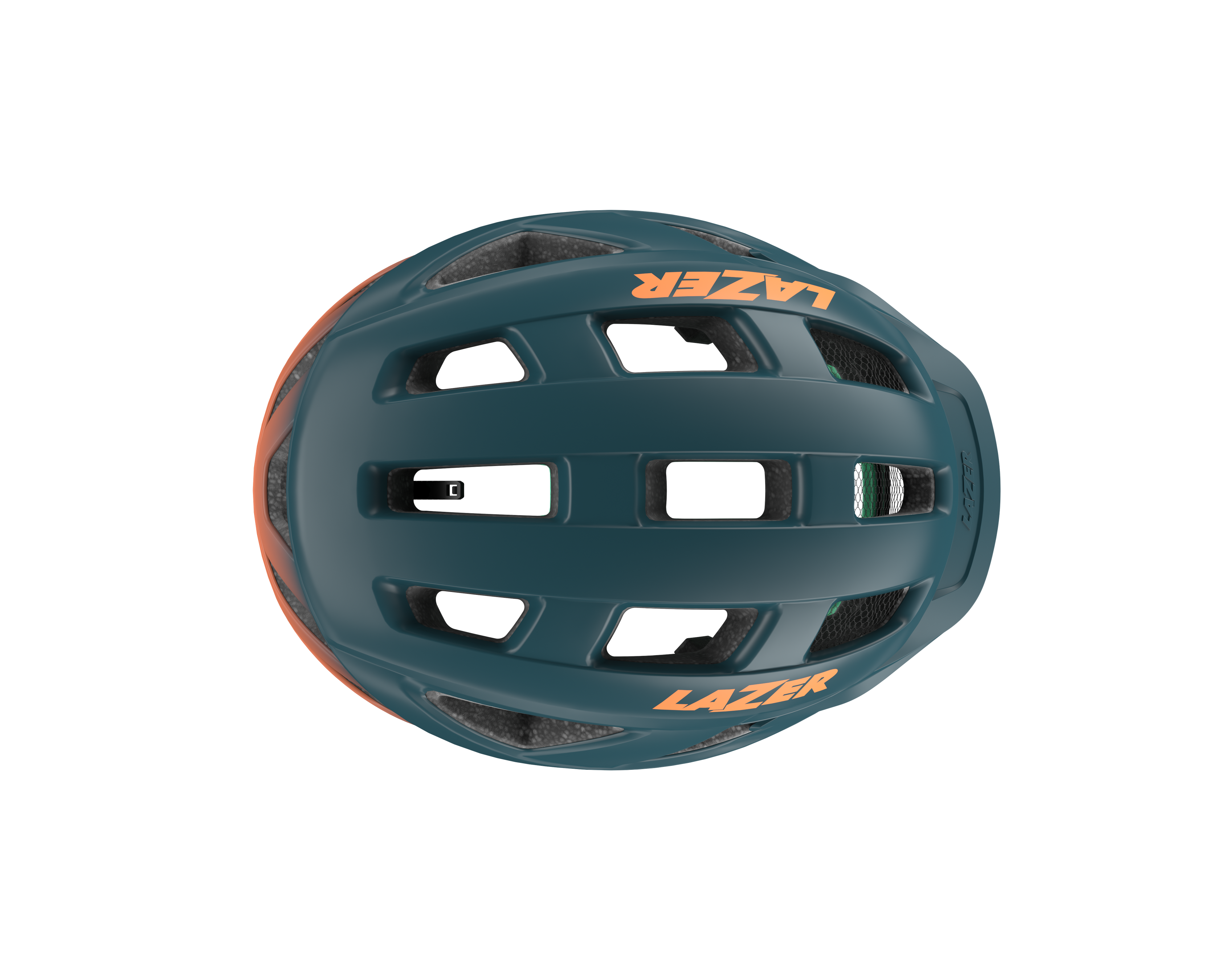 LAZER Unisex Road Cerro KinetiCore Helm / matte blue orange / L
