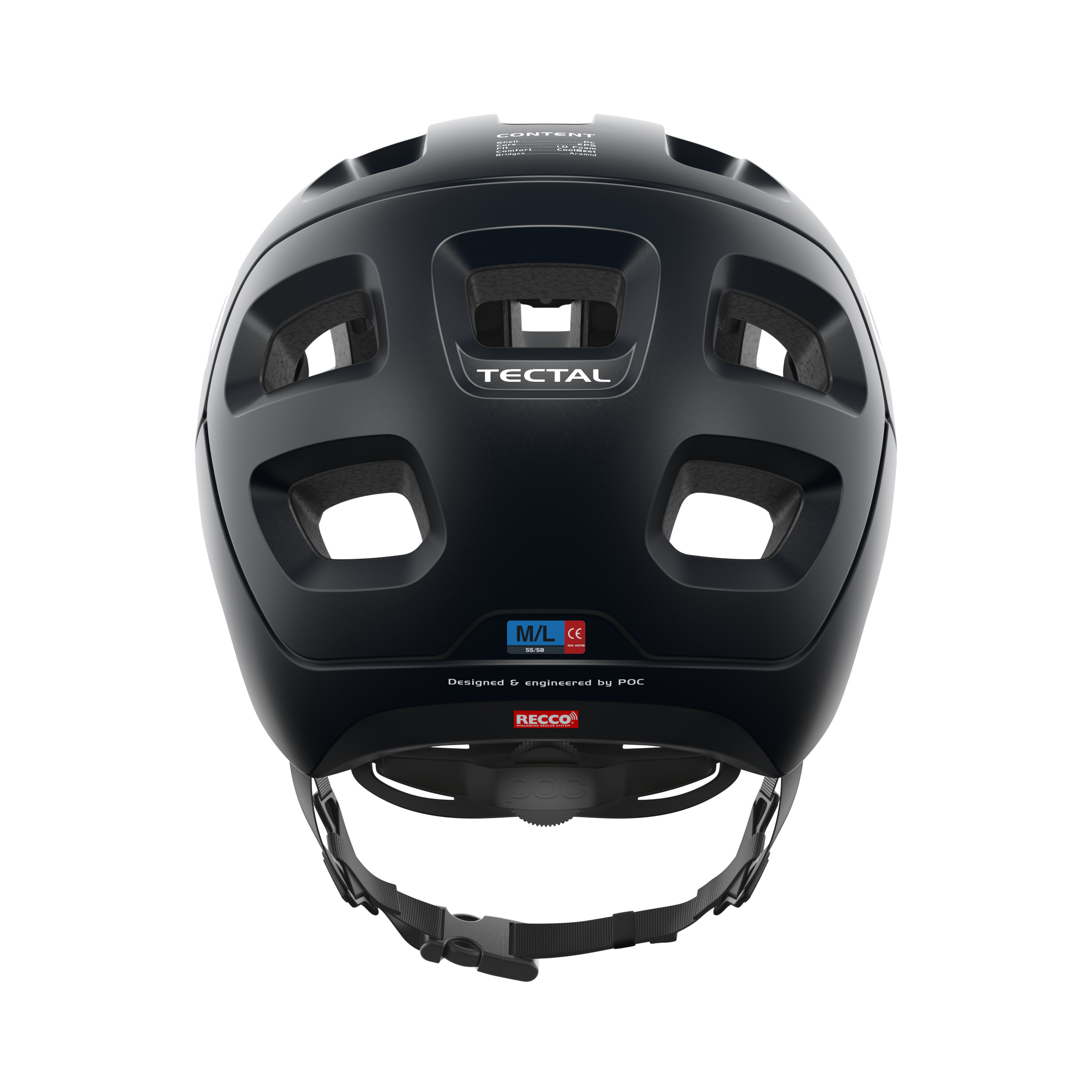 TECTAL Trail-/Endurohelm / uranium black / 59-62CM
