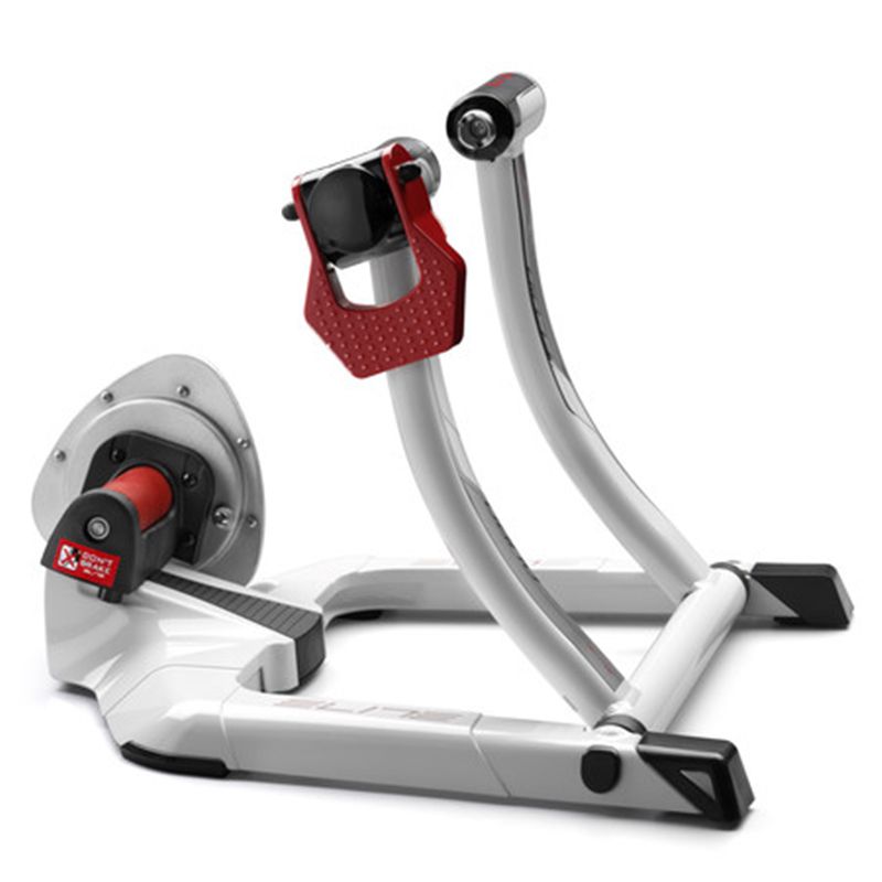 QUBO FLUID Hometrainer, feste Rolle mit Ölbremse / weiss