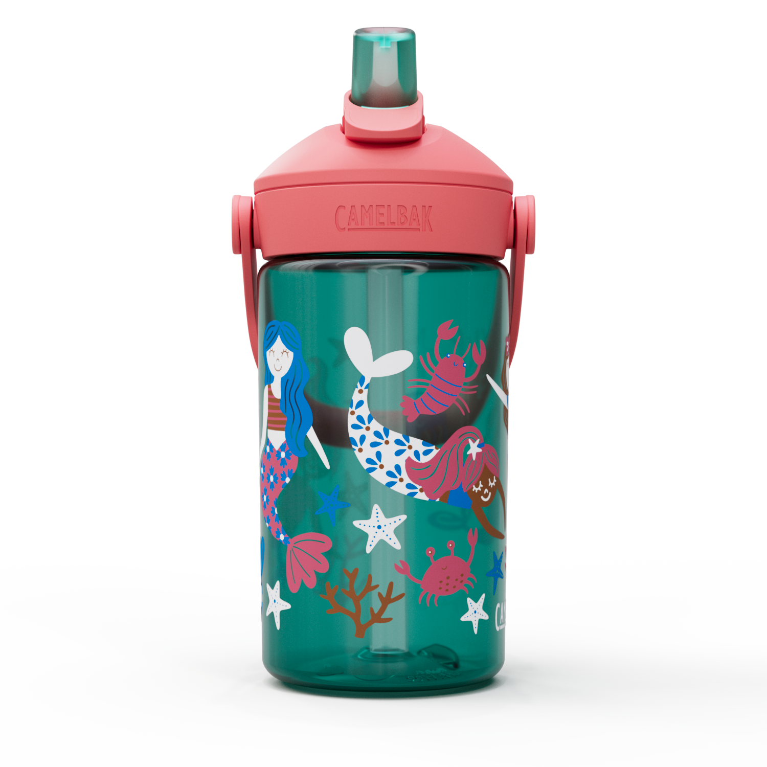 THRIVE FLIP STRAW Trinkflasche KIDS / mermaid / Kids 4dl