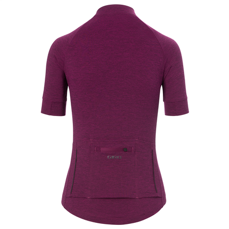 NEW ROAD Damen-Gravel-Kurzarmtrikot / fucshia heather / XL