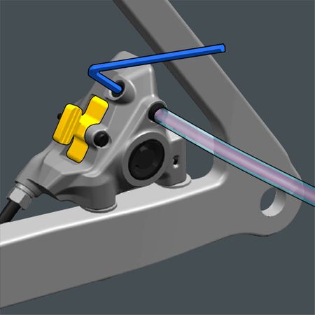 Bremssattel Dura-Ace BR-R9270 / Schwarz / vorne, Flatmount/inkl. Adapter 140/160 mm