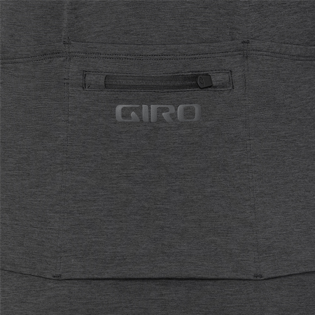 NEW ROAD Herren-Gravel-Langarmtrikot / charcoal heather / XXL