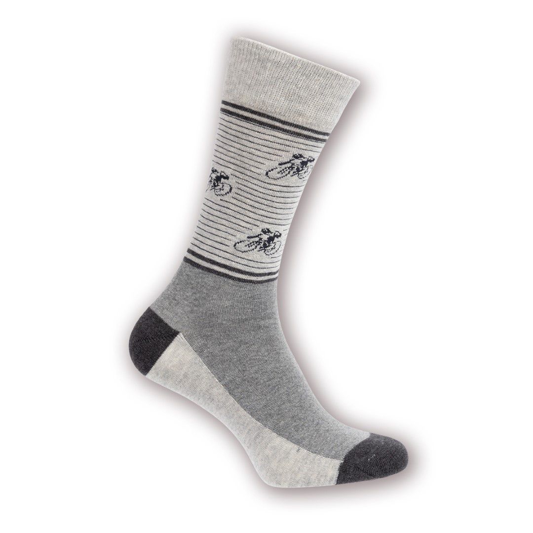 Vintage Cyclist Socks / grey melange / 43-46