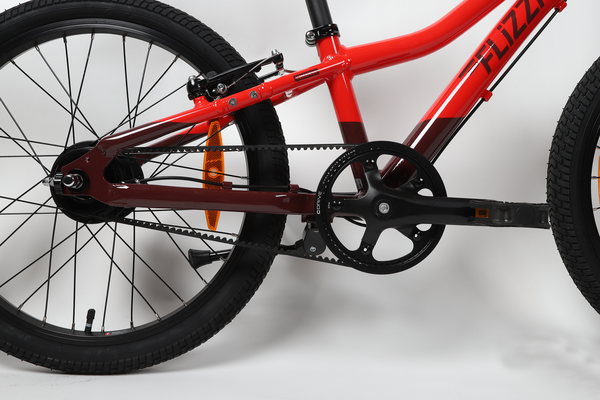 FLiZZi 20 RIEMEN Kindervelo / rot/dunkel / 20 ZOLL