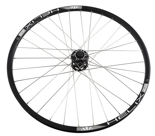 KONSTANT Vorderrad / schwarz / 26" HELIX Felge 25mm Disc Centerlock, XT Nabe HB-M800B, 100/5mm, Schnellspanner