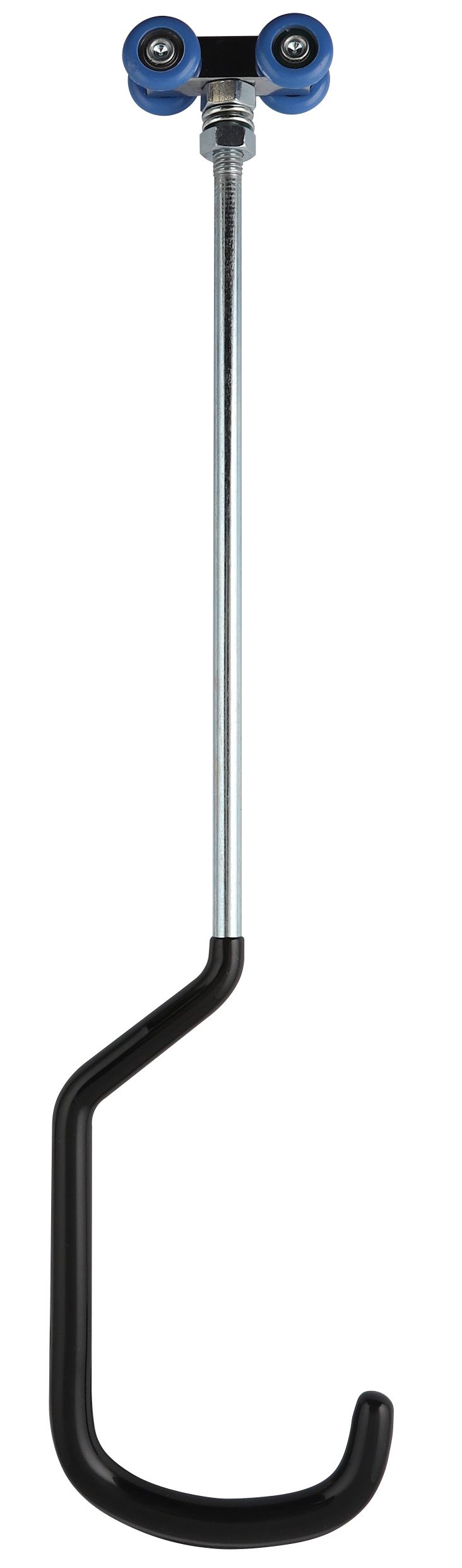 ROLLERFLEX+ Velohaken, Reifenbreite bis 2.6" / schwarz / 70 x 380mm